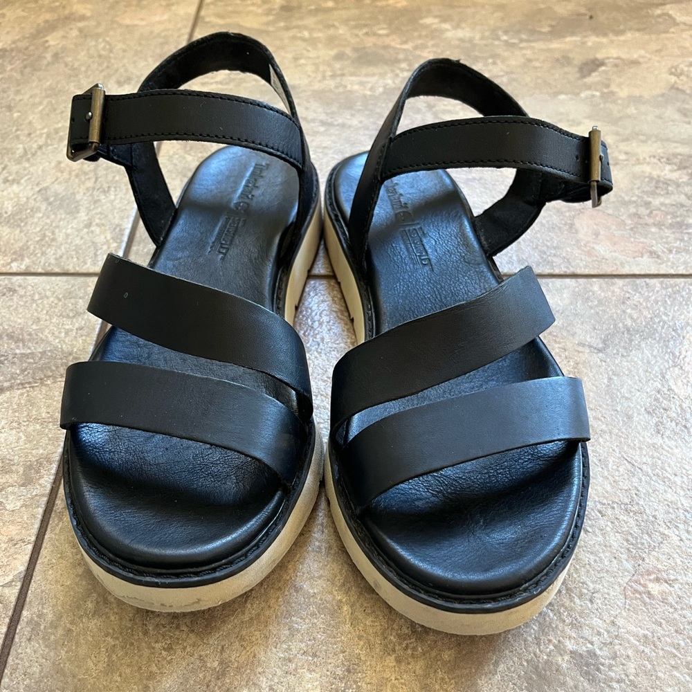 Timberland Black Sandals- Size 9